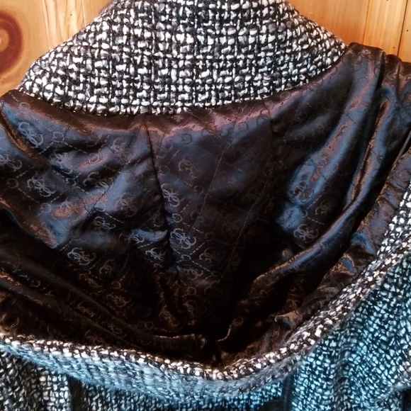 Guess Jean's Wool blend leather trim jacket - Picture 8 of 8